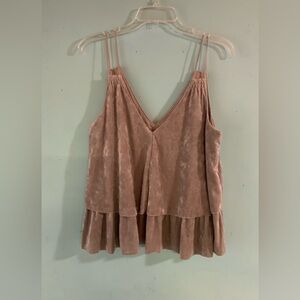 Aerie brand ladies gray velour tank size M